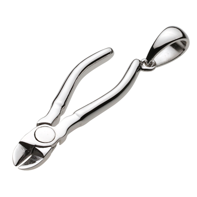 cenote p0773 【シルバーアクセサリー】 工具 ニッパー 小 ペンダント