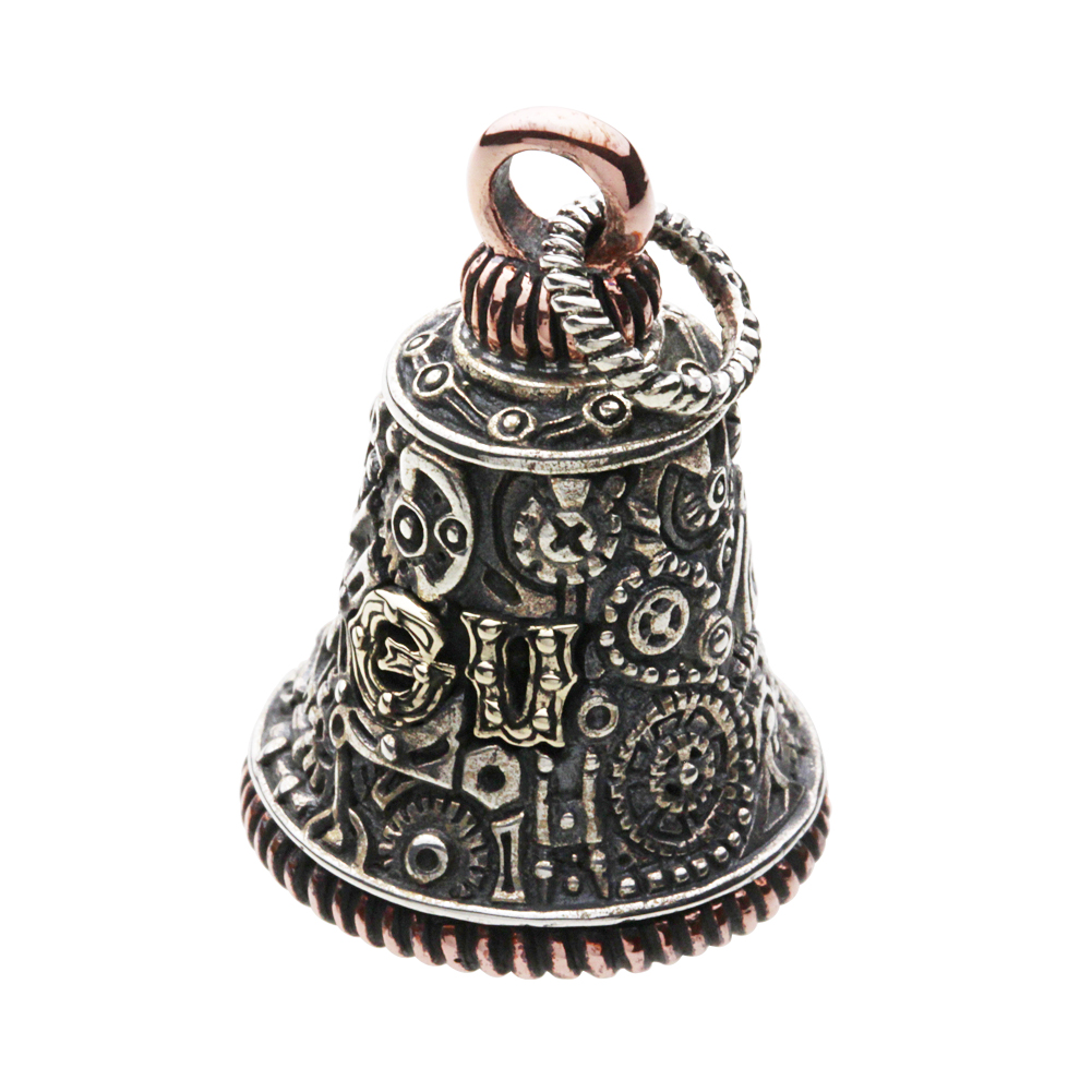 cenote p0690 【シルバーアクセサリー】 スチームパンクベルペンダント