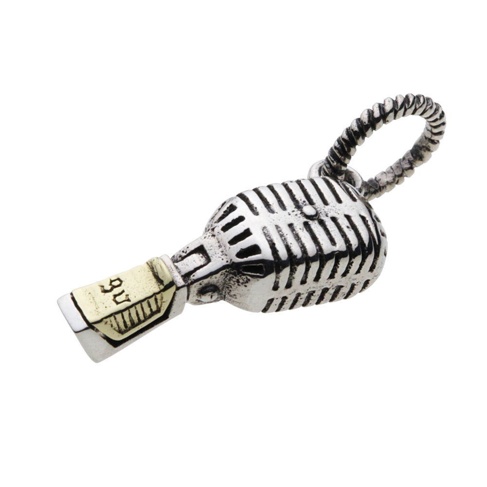 cenote p0711 【シルバーアクセサリー】 ヴィンテージマイクペンダント