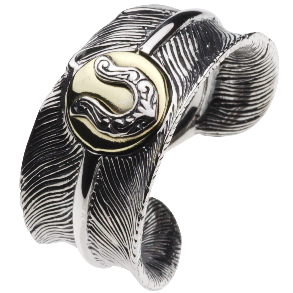 cenote r0350 【シルバーアクセサリー】 馬蹄フェザーリング