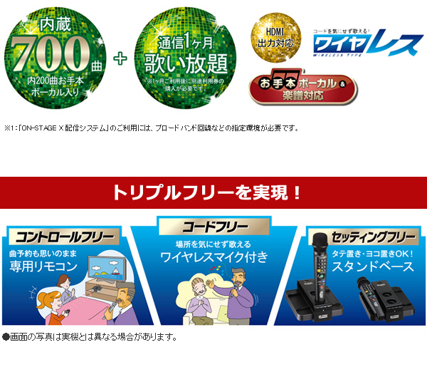 お家カラオケ オン・ステージ 家庭用カラオケ パーソナル  