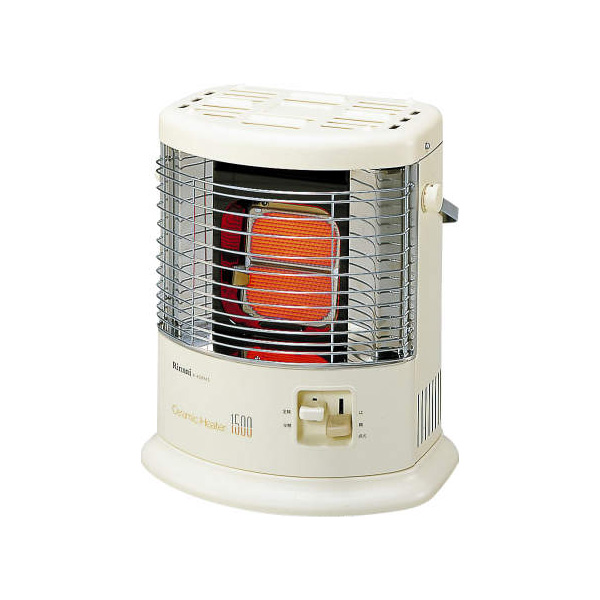 リンナイ㈱ CERAMIC HEATER5000 締め付けれ ガス赤外線ストーブ（中古品）