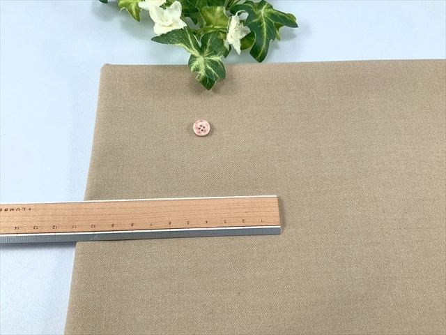 綾織りストレッチTRベージュ