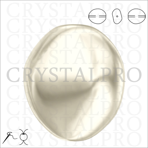 スワロフスキー #5842 クリーム