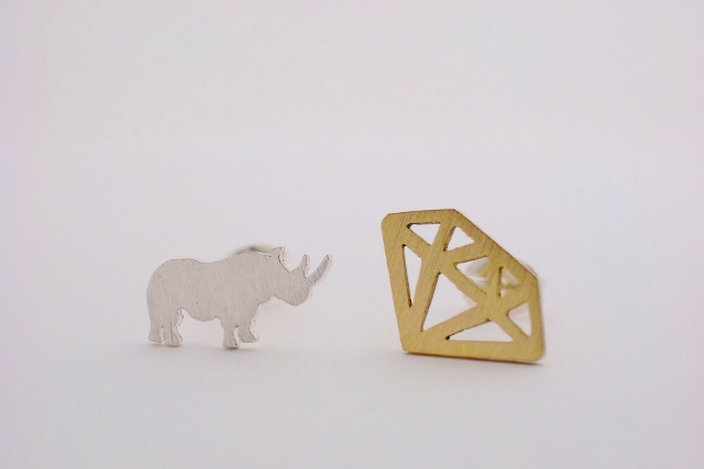 サイ　＆　ダイヤモンド　ピアス