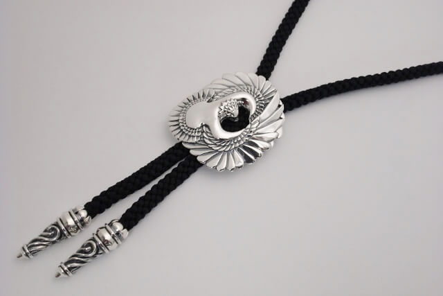 DOP005RT SAXUM POLAR TIE 】 オリジナル 一点物 シルバー オニキス