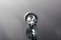 スノーフレーク　ピアス