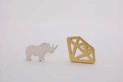 サイ　＆　ダイヤモンド　ピアス