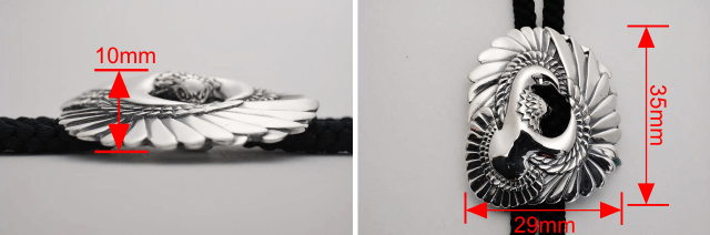 鷹のループタイ