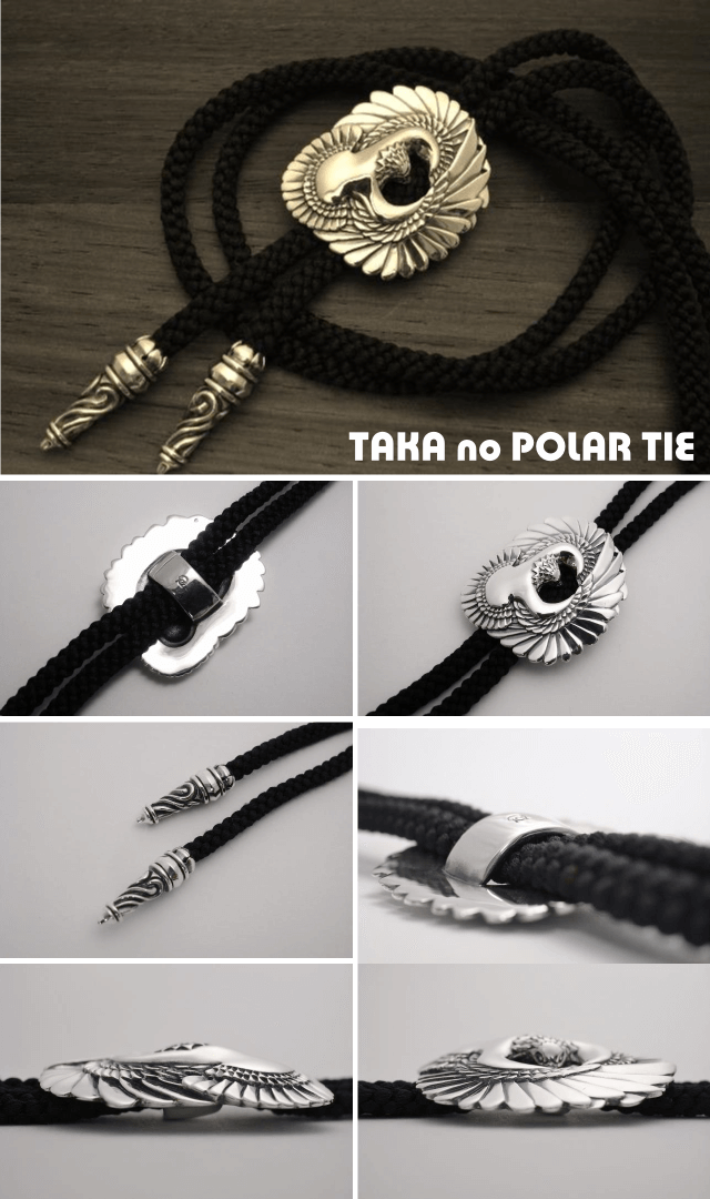 鷹のループタイ