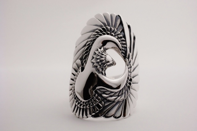 ROF001R 鷹の指輪 】 オリジナル シルバー ホーク リング！日本全国