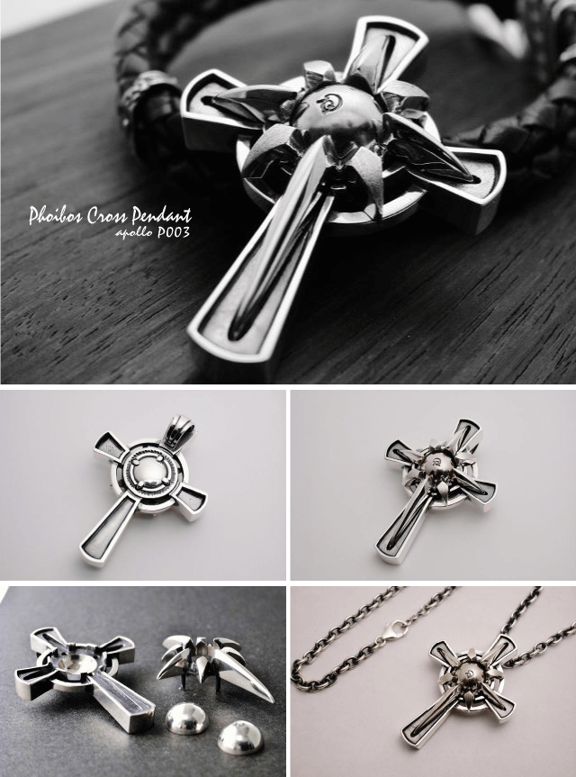 ポイボス　クロス　ペンダント