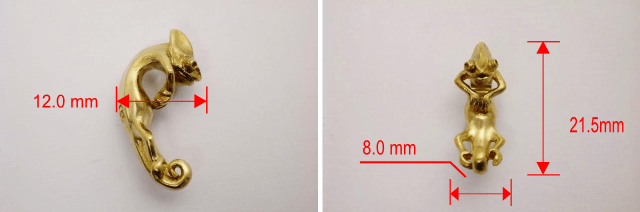 レオン　カメレオンのキーリング