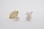 リス　＆　ダイヤモンド　ピアス