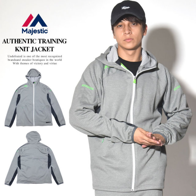 MAJESTIC マジェスティック トラックトップ AUTHENTIC TRAINING KNIT JACKET XM23-GRY5-MAJ0029 7V5419