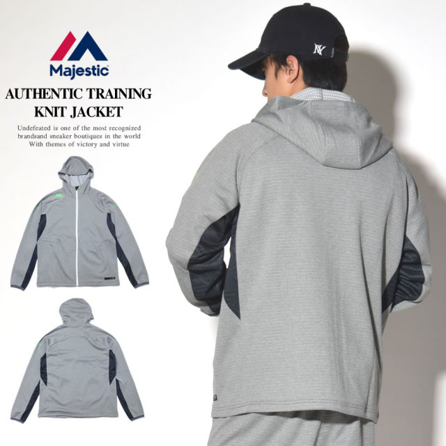 MAJESTIC マジェスティック トラックトップ AUTHENTIC TRAINING KNIT JACKET XM23-GRY5-MAJ0029 7V5419