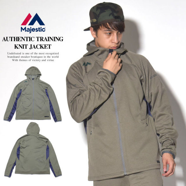 MAJESTIC マジェスティック トラックトップ AUTHENTIC TRAINING KNIT JACKET XM23-KHK5-MAJ0029 7V5420