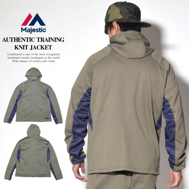 MAJESTIC マジェスティック トラックトップ AUTHENTIC TRAINING KNIT JACKET XM23-KHK5-MAJ0029 7V5420