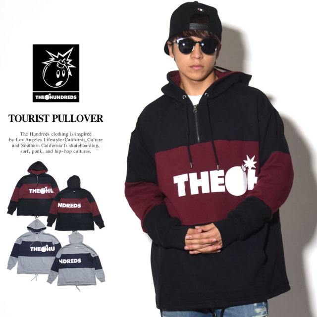 THE HUNDREDS ザ・ハンドレッツ プルオーバーパーカー TOURIST PULLOVER T17F302007 7V5482