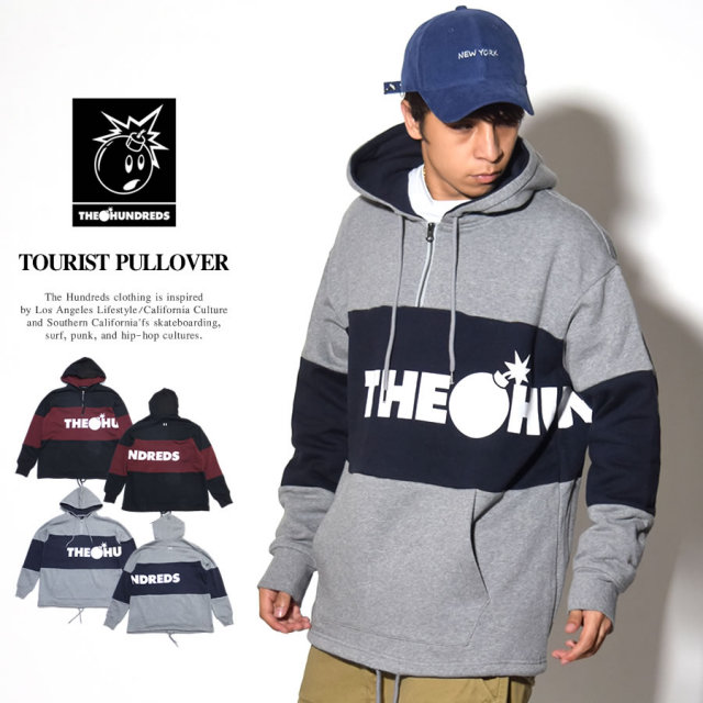 THE HUNDREDS ザ・ハンドレッツ プルオーバーパーカー TOURIST PULLOVER T17F302007 7V5482