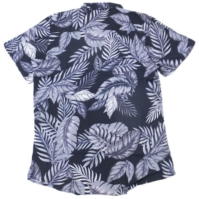 REASON リーズン 半袖シャツ メンズ BOTANICAL VISCOSE SHIRT (M8-12)