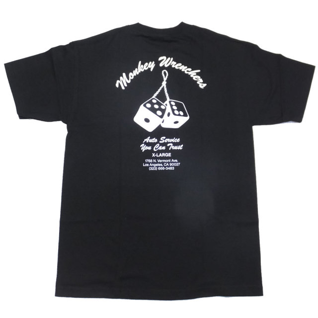 X-LARGE エクストララージ 半袖Tシャツ メンズ MONKEY WRENCHERS SS TEE (M18A1122)