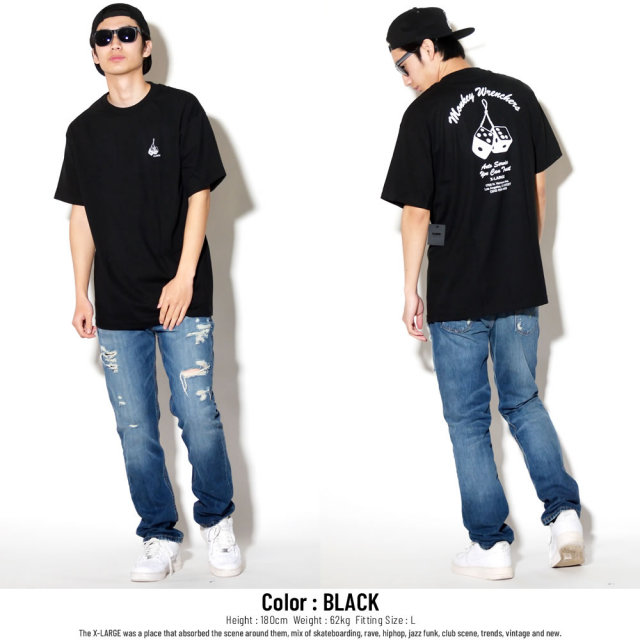 X-LARGE エクストララージ 半袖Tシャツ メンズ MONKEY WRENCHERS SS TEE (M18A1122)