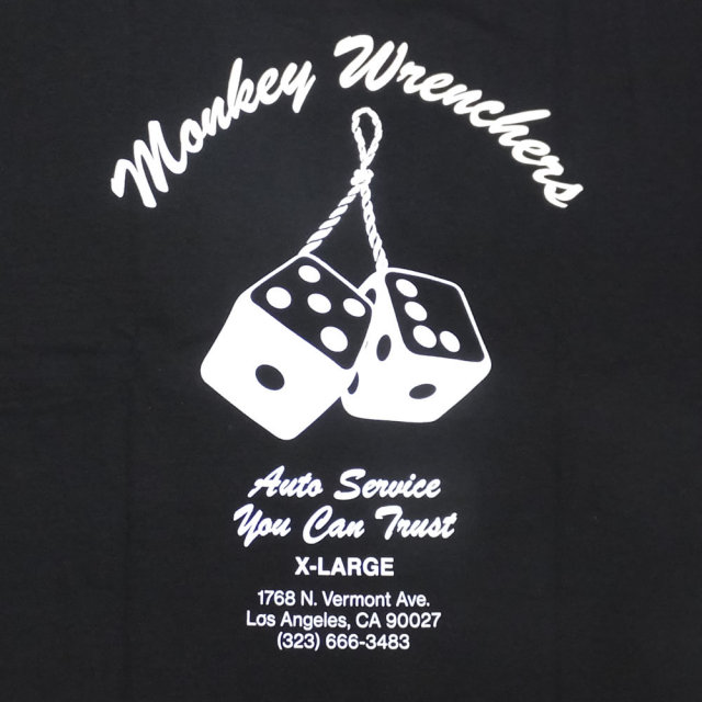X-LARGE エクストララージ 半袖Tシャツ メンズ MONKEY WRENCHERS SS TEE (M18A1122)