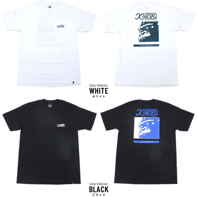 X-LARGE エクストララージ 半袖Tシャツ メンズ SERVICE SS POCKET TEE (M18A1201)