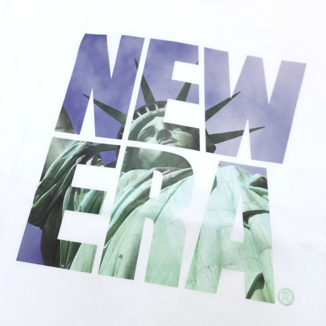 NEW ERA ニューエラ 半袖Tシャツ スタチュー・オブ・リバティー BIG NEW ERA ホワイト (11556726)