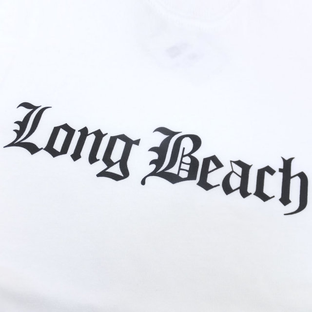 NEW ERA ニューエラ 半袖Tシャツ オールドイングリッシュ Long Beach ホワイト (11556738)