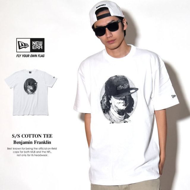NEW ERA ニューエラ 半袖Tシャツ ベンジャミン・フランクリン ホワイト (11556795)