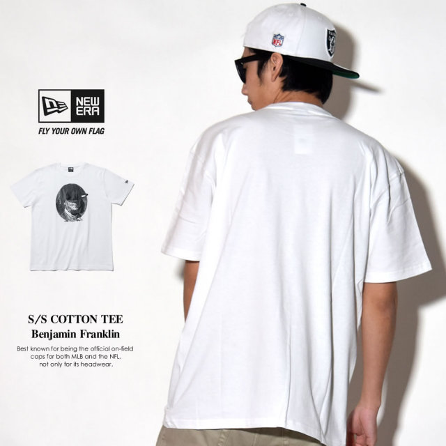 NEW ERA ニューエラ 半袖Tシャツ ベンジャミン・フランクリン ホワイト (11556795)