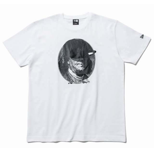 NEW ERA ニューエラ 半袖Tシャツ ベンジャミン・フランクリン ホワイト (11556795)