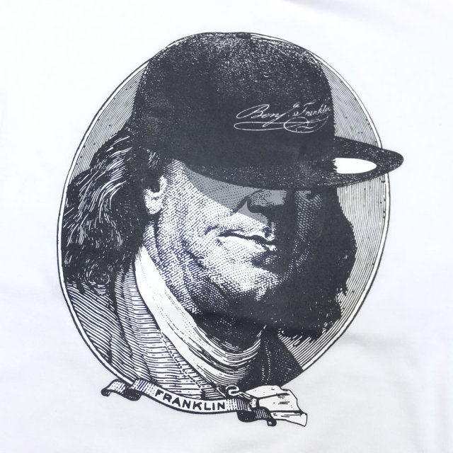 NEW ERA ニューエラ 半袖Tシャツ ベンジャミン・フランクリン ホワイト (11556795)