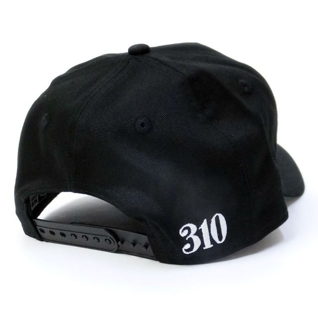 NEW ERA ニューエラ カーブバイザーキャップ 9FORTY A-Frame オールドイングリッシュ ベニスビーチ ブラック×スノーホワイト (11557333)