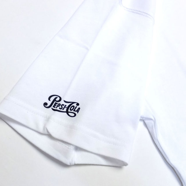 NEW ERA×PEPSI ニューエラ×ペプシ コラボ 半袖Tシャツ ビンテージ バイザーステッカーロゴ ホワイト (11557867)