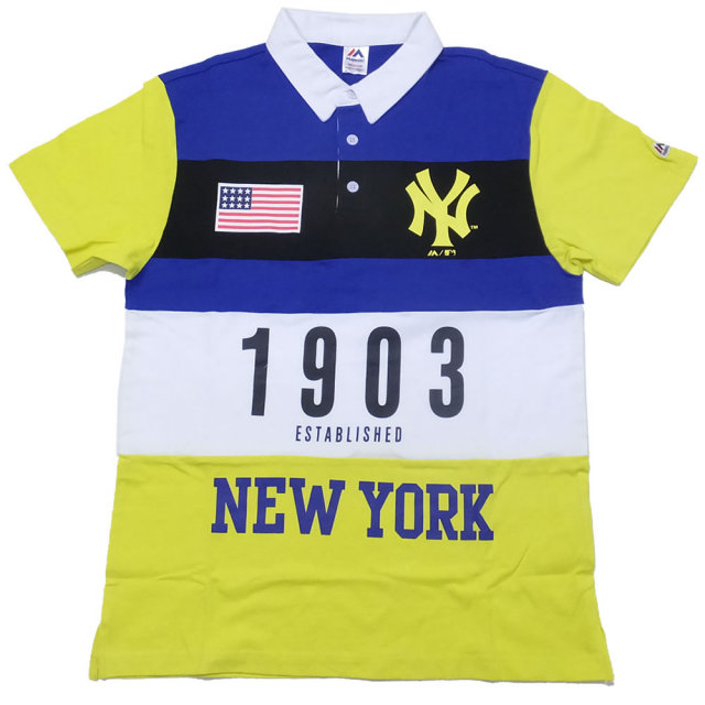 MAJESTIC マジェスティック ポロシャツ NY 1903 POLO (MM04-NYK-8S05)