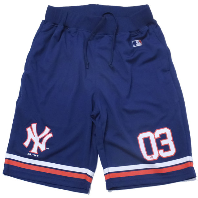 MAJESTIC マジェスティック メッシュショーツ NY 03 SHORTS (MM12-NYK-8S07)