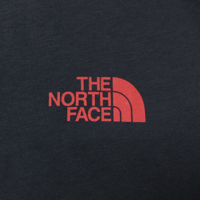 THE NORTH FACE ザ・ノースフェイス 半袖Tシャツ S/S BOTTLE SOURCE RED BOX TEE ウェザードブラック (NF0A34YRZLY)