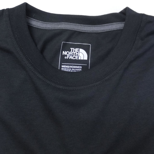 THE NORTH FACE ザ・ノースフェイス 半袖Tシャツ S/S BOTTLE SOURCE RED BOX TEE ウェザードブラック (NF0A34YRZLY)