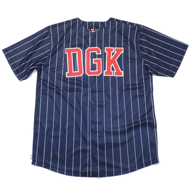 DGK ディージーケー ベースボールシャツ GROUNDER CUSTOM BASEBALL JERSEY (DSS-287)
