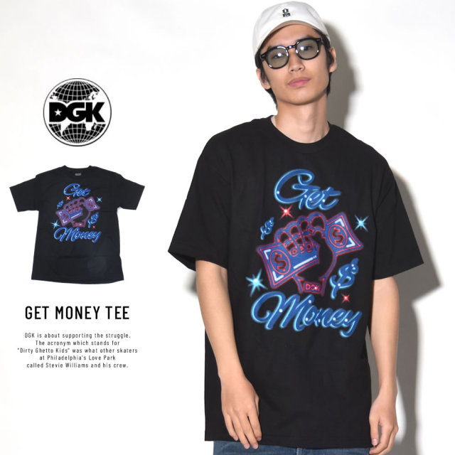DGK ディージーケー 半袖Tシャツ GET MONEY TEE (DT-4016)