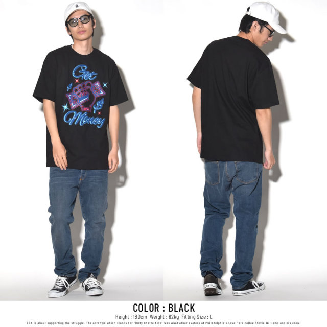 DGK ディージーケー 半袖Tシャツ GET MONEY TEE (DT-4016)