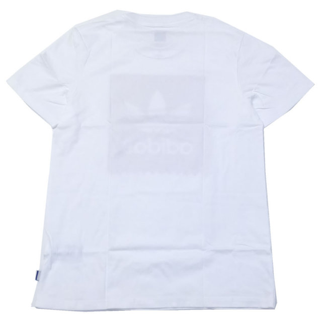 adidas アディダス 半袖Tシャツ SOLID BLACK BIRD TEE ホワイト/レッド (CW2341)