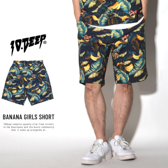 10DEEP テンディープ ショートパンツ BANANA GIRLS SHORT (181TD1423)