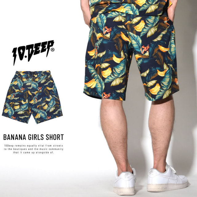 10DEEP テンディープ ショートパンツ BANANA GIRLS SHORT (181TD1423)