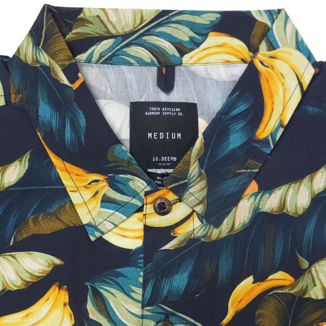 10DEEP テンディープ 半袖シャツ BANANA GIRLS BUTTON UP (181TD3220)