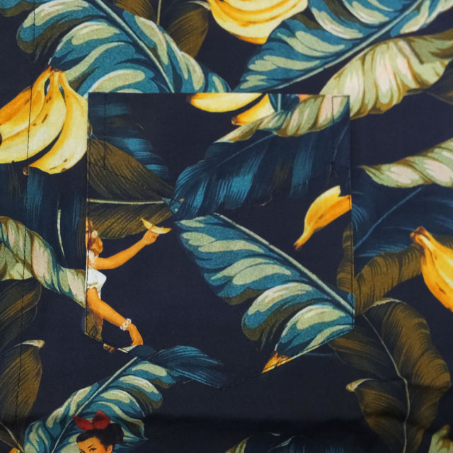10DEEP テンディープ 半袖シャツ BANANA GIRLS BUTTON UP (181TD3220)