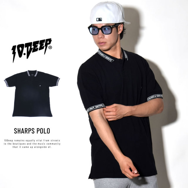 10DEEP テンディープ ポロシャツ SHARPS POLO (181TD4221)